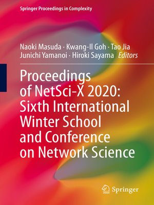 cover image of Proceedings of NetSci-X 2020